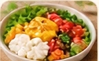 Salada colorida